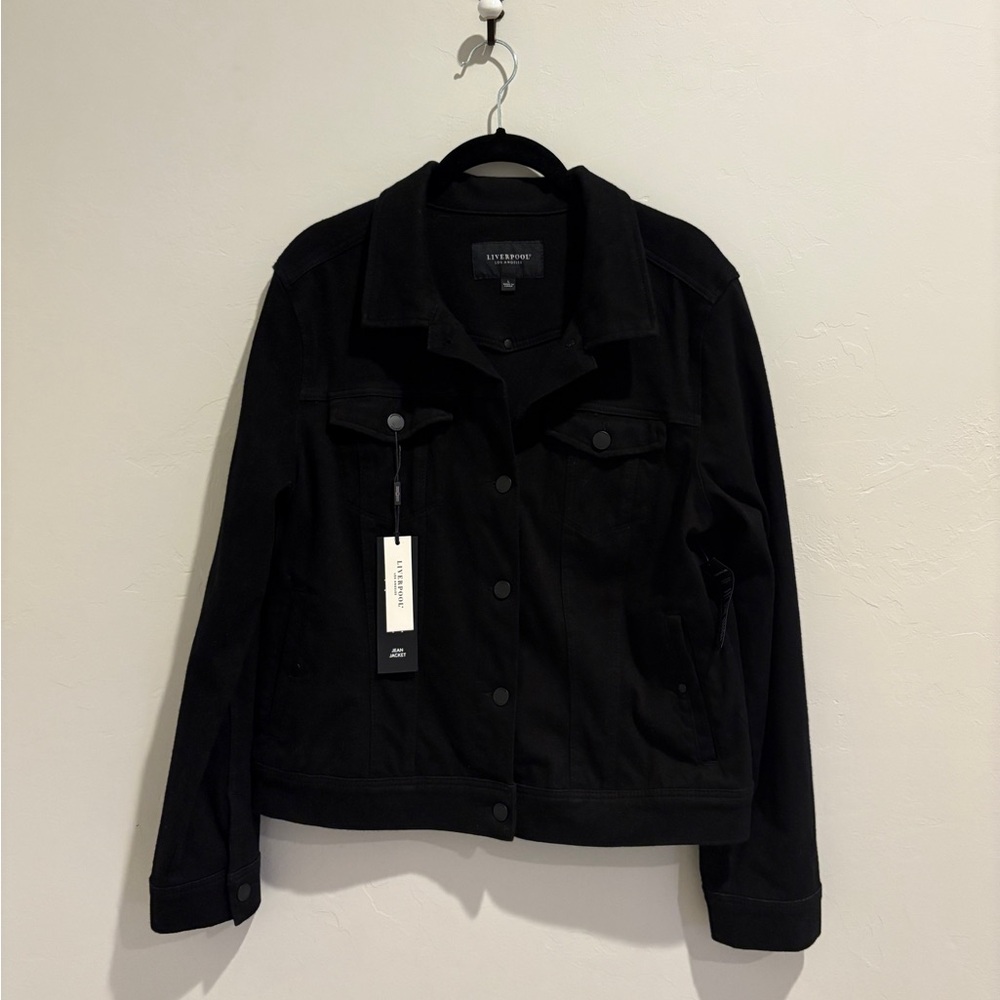 Liverpool Women's Black Jean Jacket